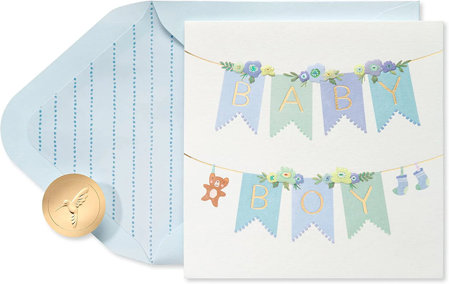 Baby boy papyrus card