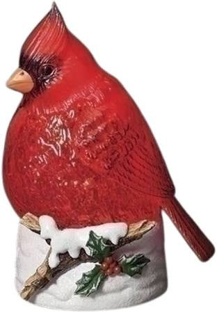 Cardinal globe shimmering Merry Lights