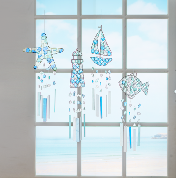 Sea glass Wind Chime