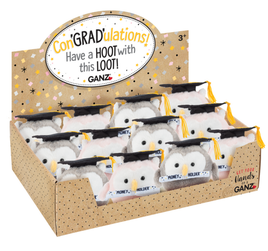 Graduation “Owl” Money Holder Plush