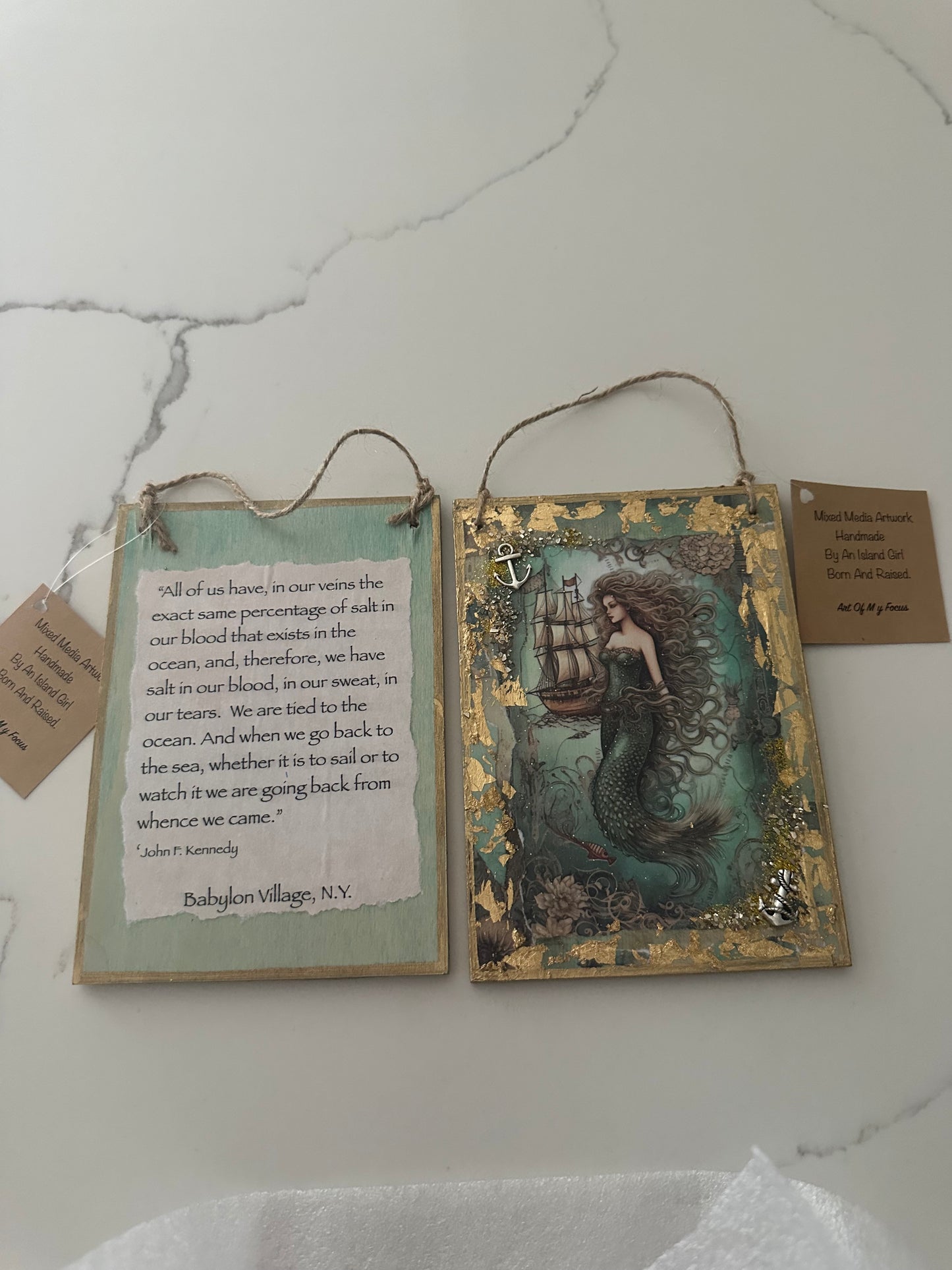 Mermaid plaque By Art of my focus