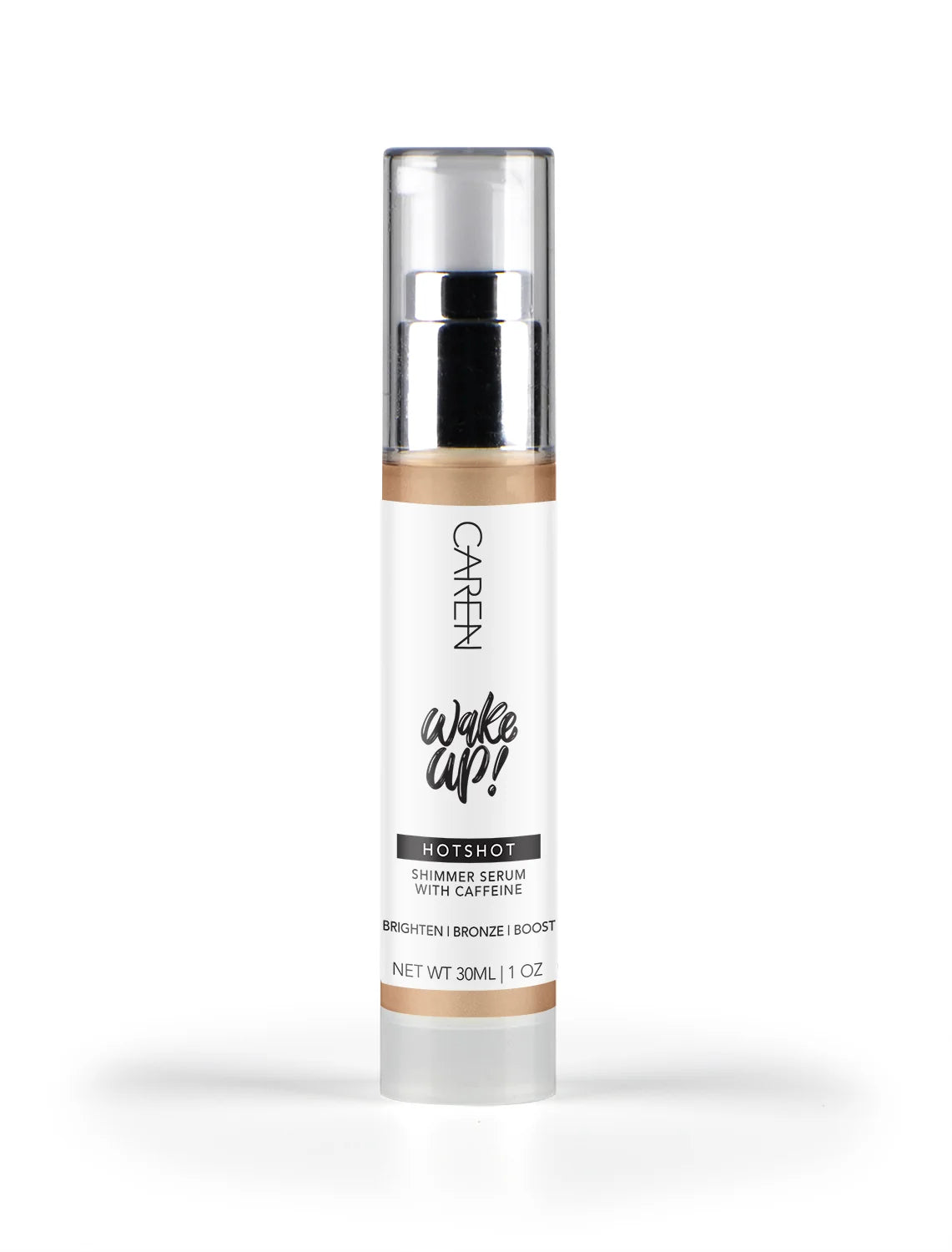 Hotshot shimmer serum with caffeine by Caren