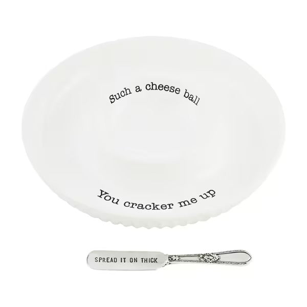 Cheese ball dish set
