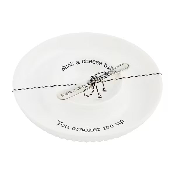 Cheese ball dish set