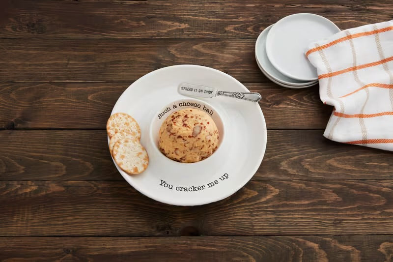 Cheese ball dish set