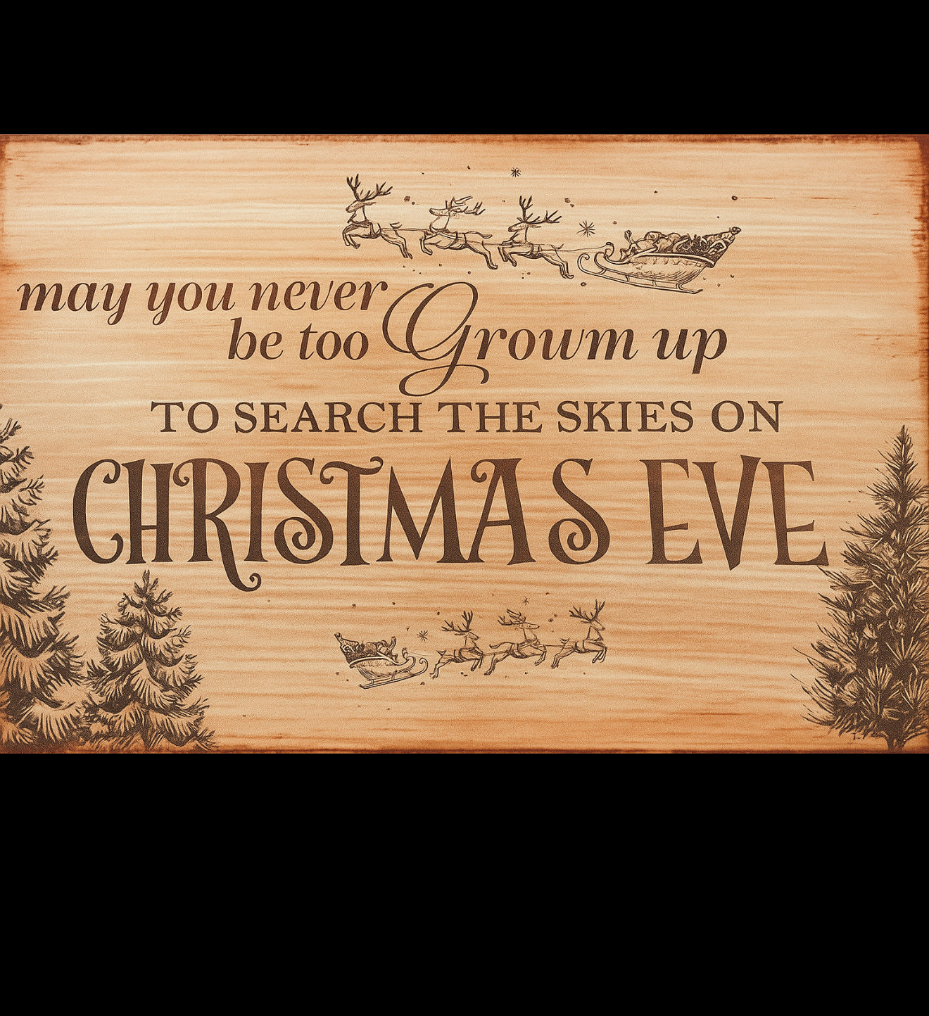 Christmas EVE Sign