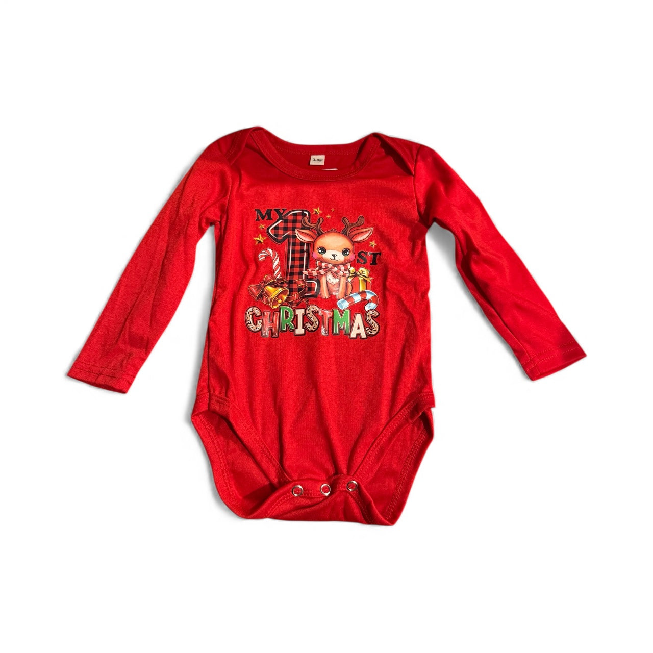 My 1st Christmas long sleeve onsie