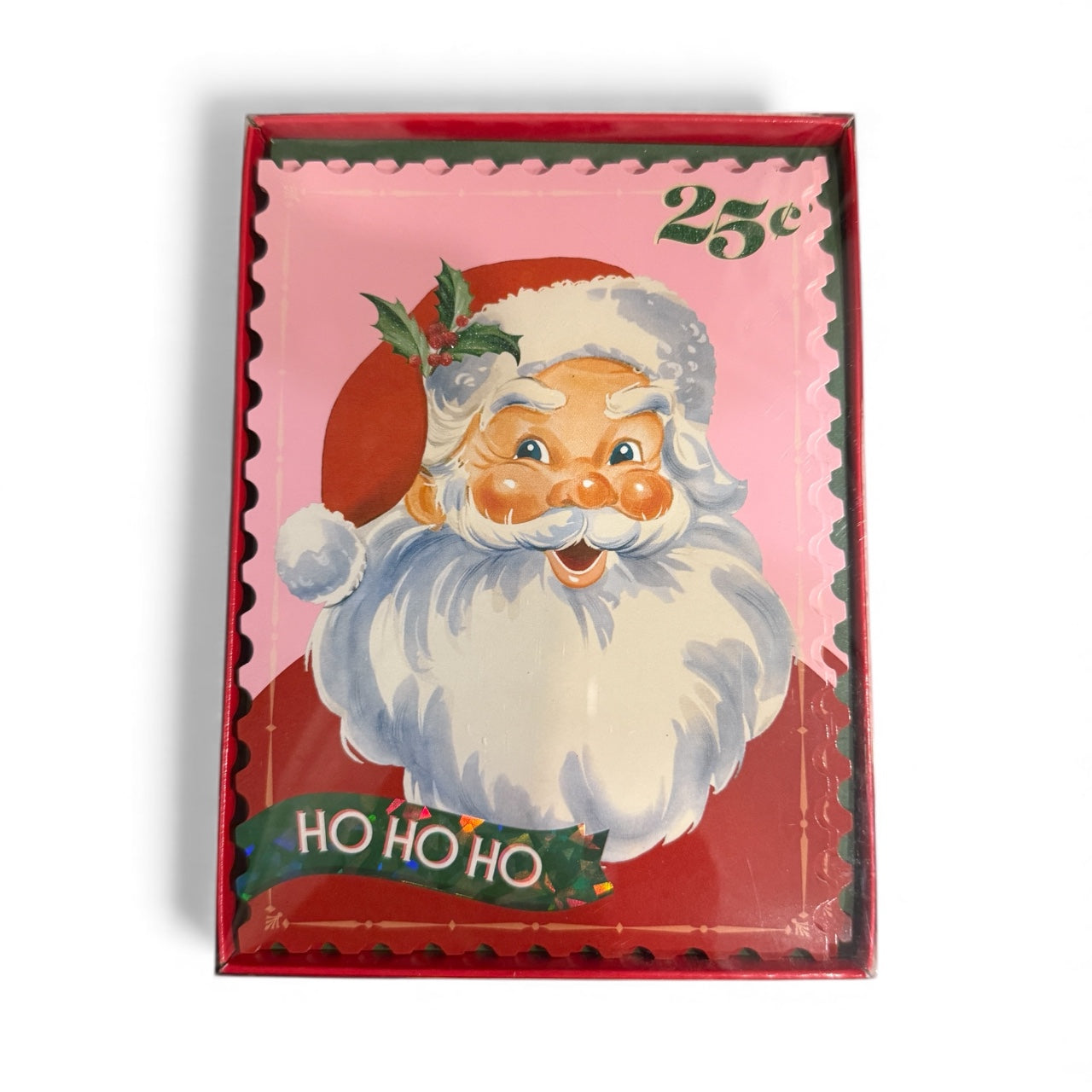 Ho Ho Ho Christmas Cards set of 10