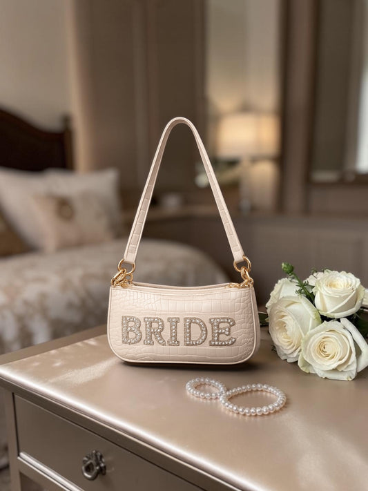 Bride pearl bag