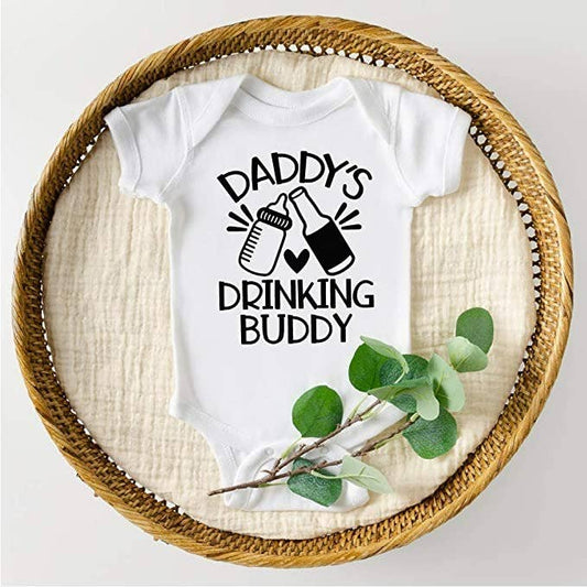 Dad's Drinking Buddy, Funny Father's Day Onesie