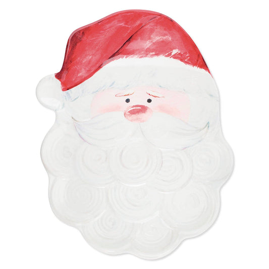 Santa Claus 19 Inch Melamine Serving Platter