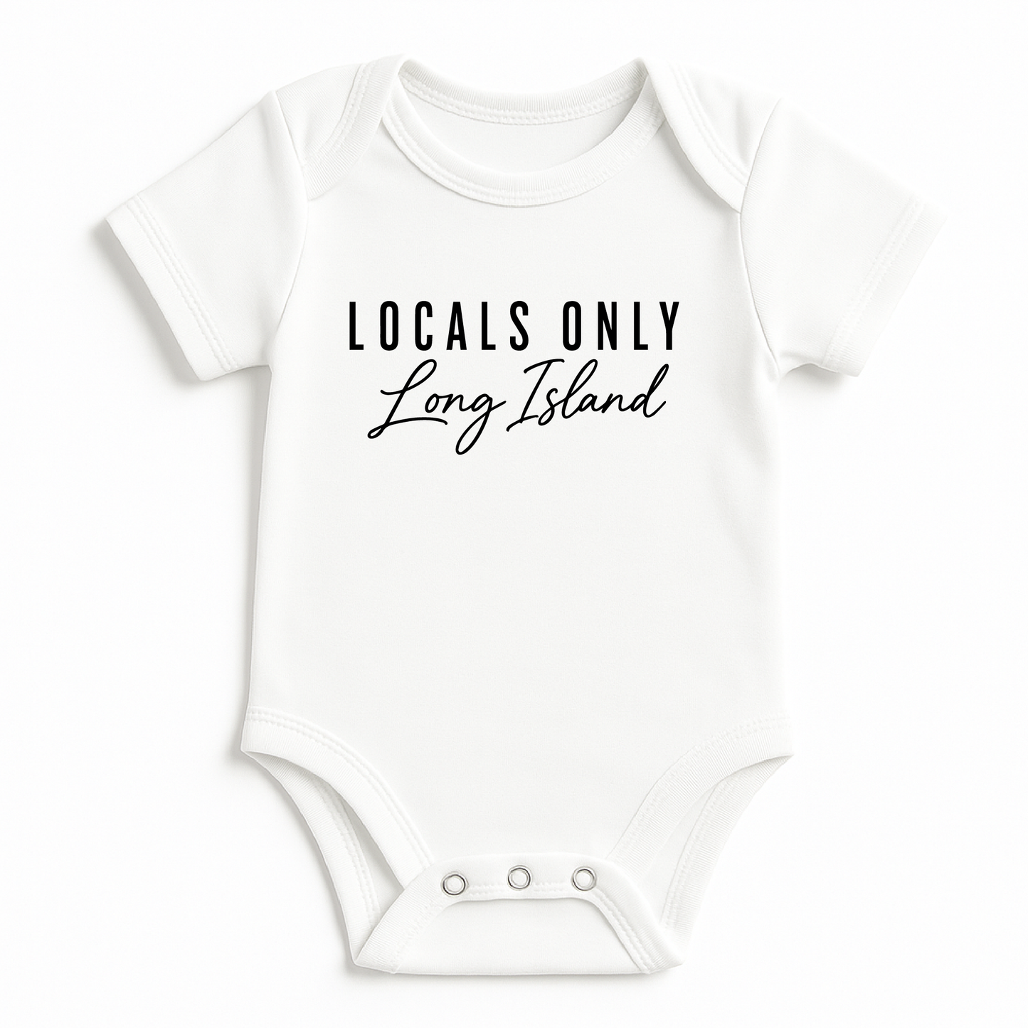New York Baby Onesie, Long Island Locals Only