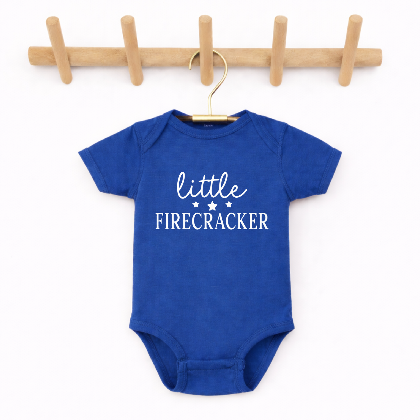 Fourth of July Infant Onesie, Little Firecracker Outfit