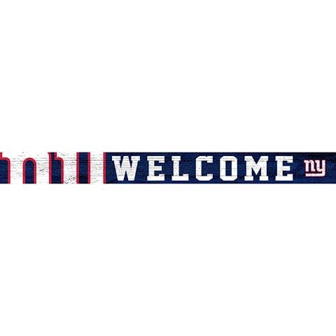 New York Giants 16in. Welcome Strip