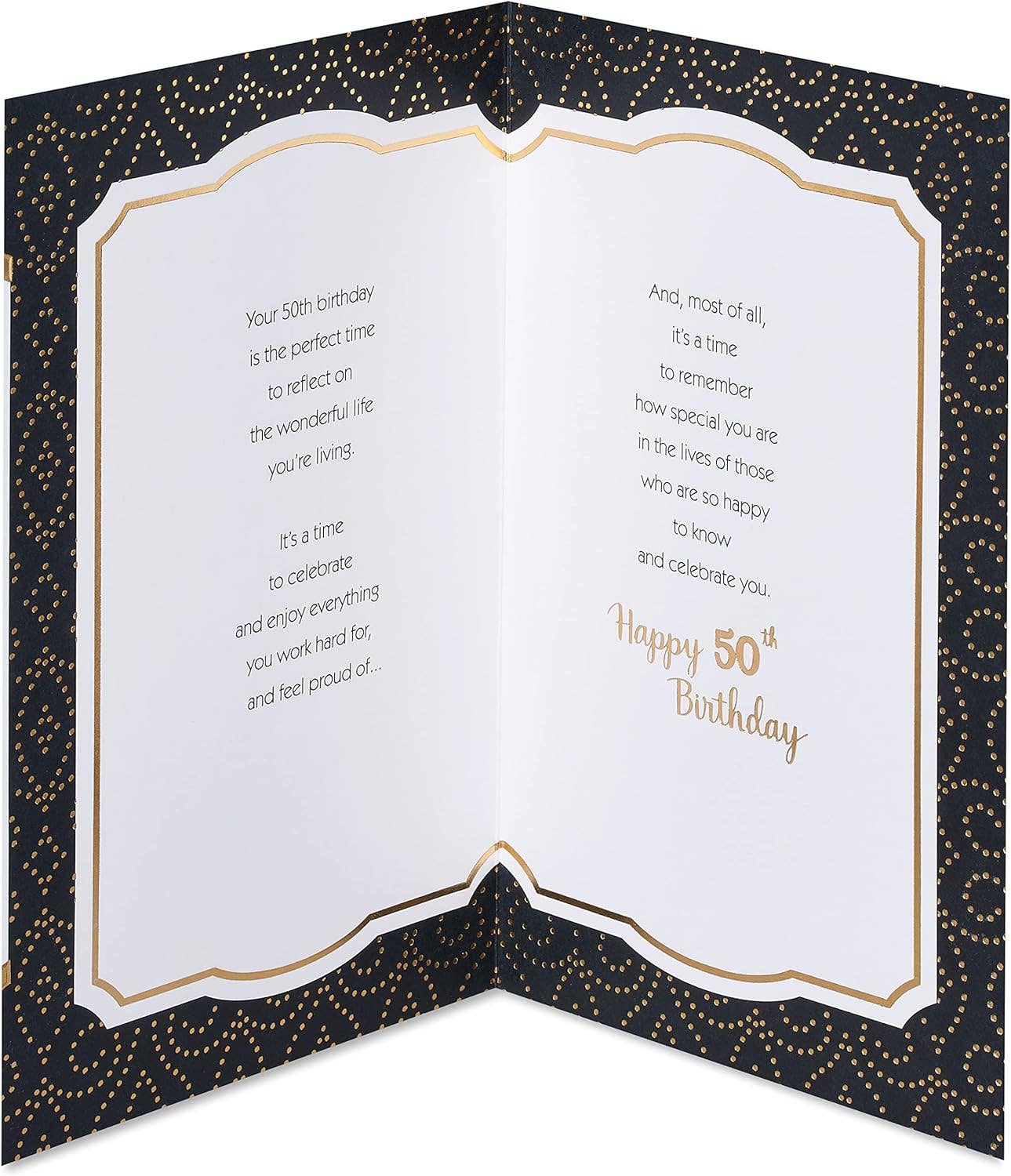 50th Birthday Card for Anyone (Celebrate and Enjoy)