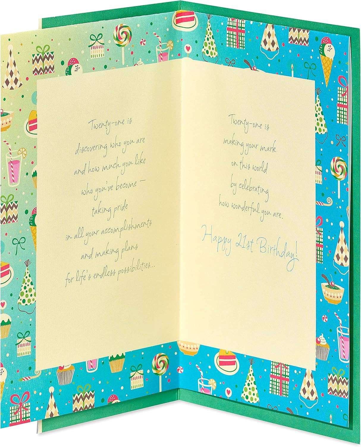 21st Birthday Card for Anyone (Time to Dream)