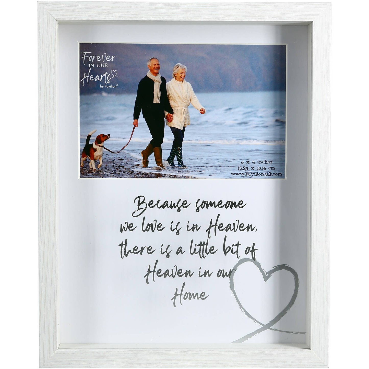 Heaven - 7.5" x 9.5" Shadow Box Frame
(Holds 6" x 4" Photo)