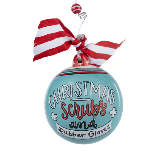 Christmas Scrubs Ornament- Christmas Décor