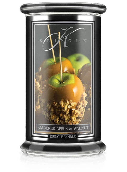 Ambered Apple & Walnut  | Large 2-wick
