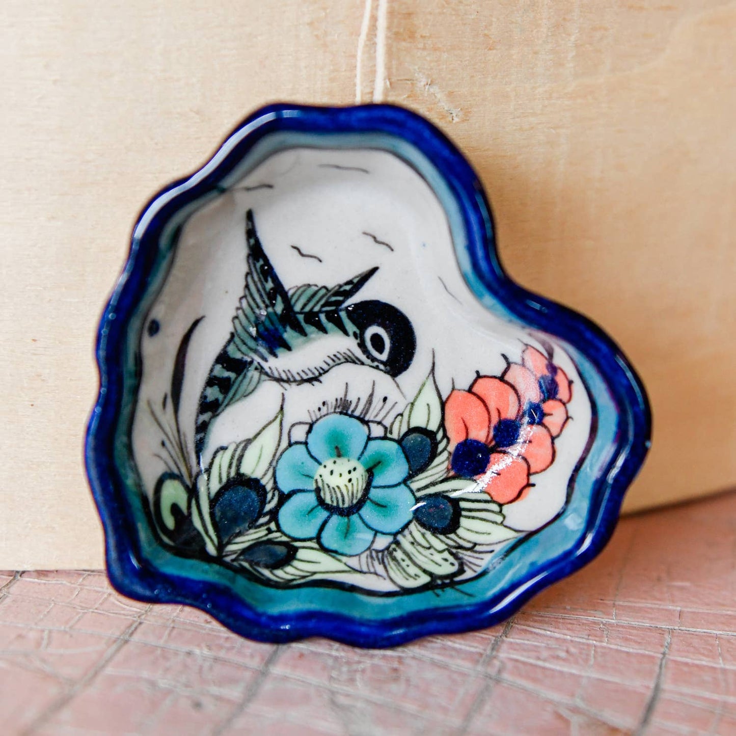 Wild Bird Heart Tapas Trinket Dish