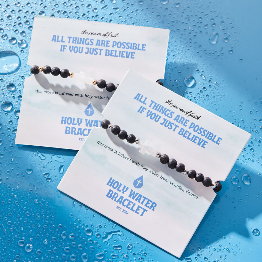 HOLY WATER MEN'S LAVA ROCK BRACELET