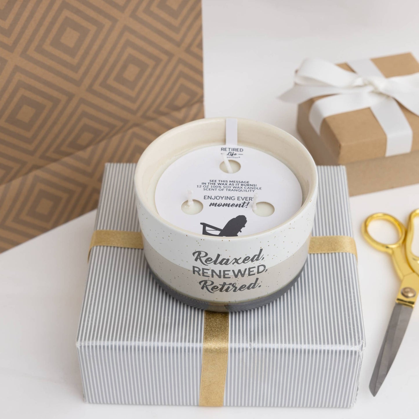 Retired - 12 oz - Wax Reveal Triple Wick Candle