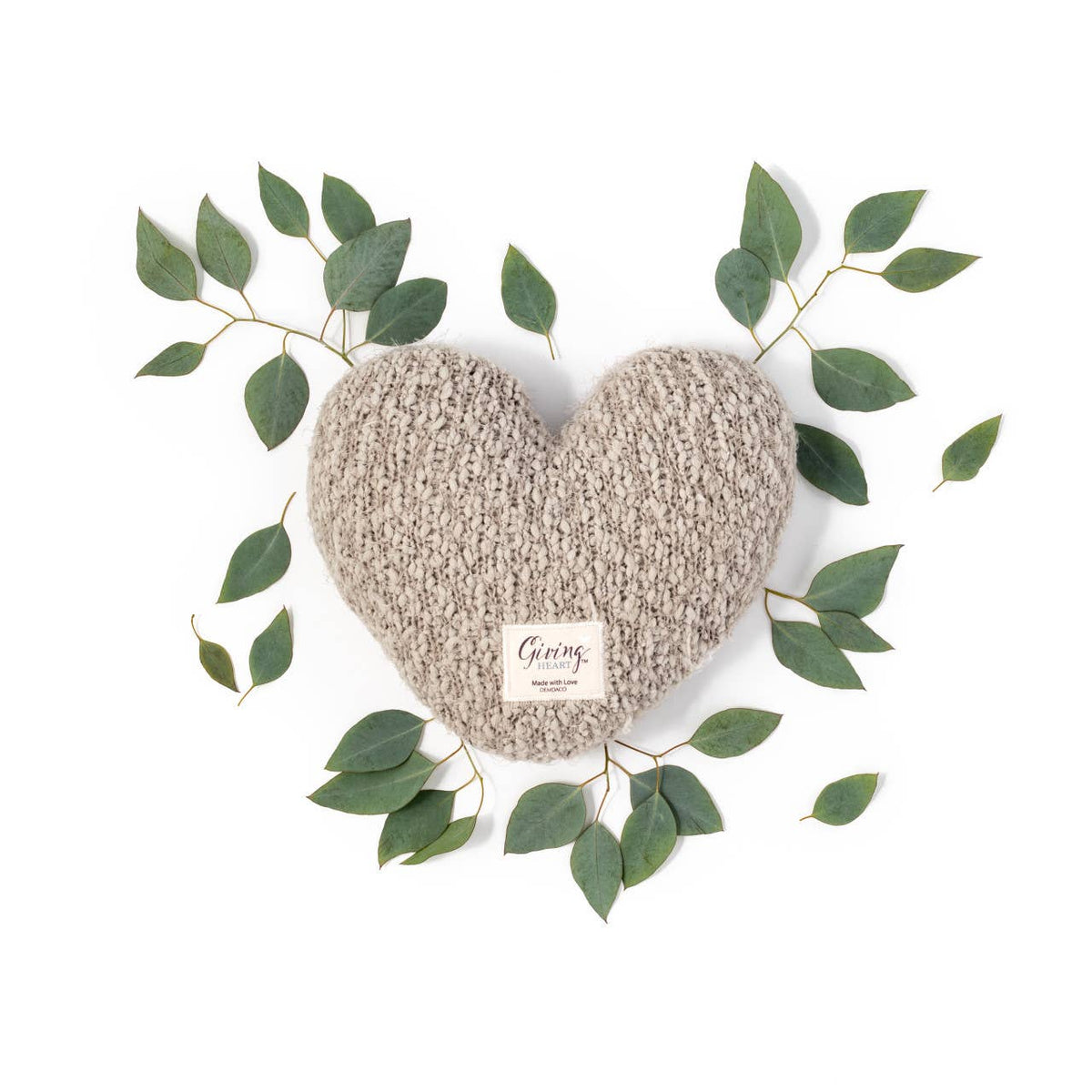 Taupe Giving Heart