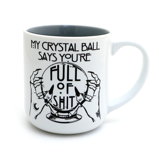 My Crystal Ball, witch mug, witchy woman