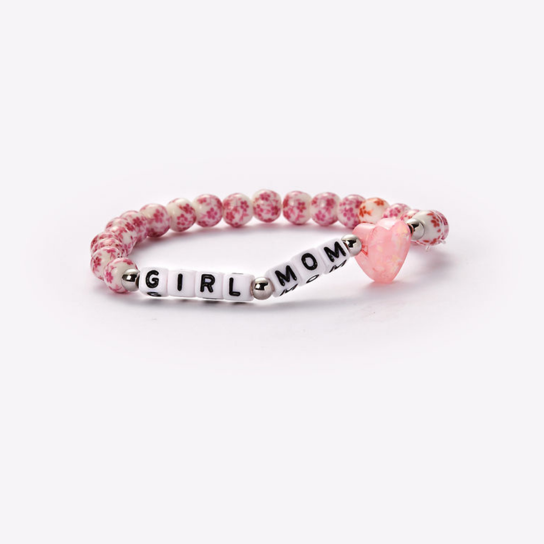 HOLY WATER CUSTOM PORCELAIN BRACELET - GIRL MOM