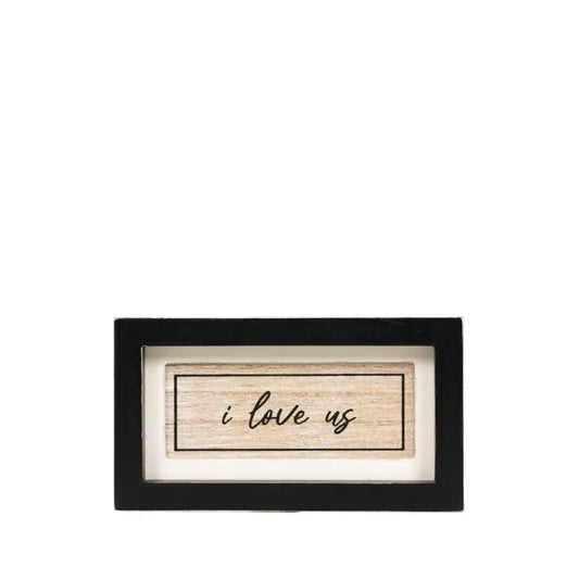 Wood Frame Sign (Key/Love) Wedding Decor