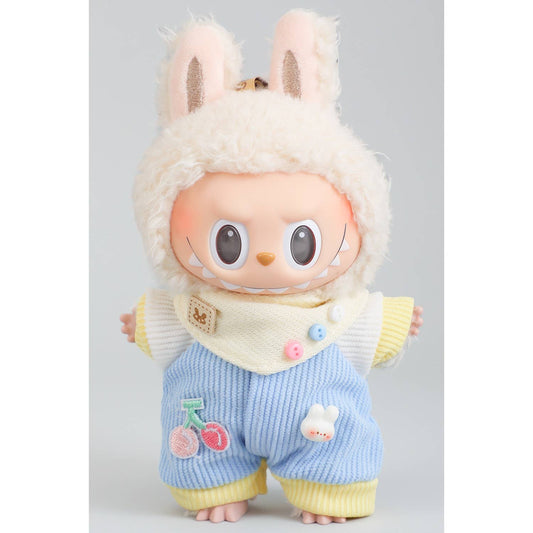 ADORABLE CORDUROY LABUBU OUTFIT WITH HANDKERCHIEF