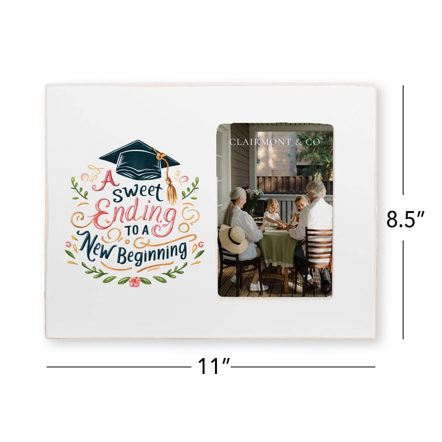 Lily Frame Horizontal-A Sweet Ending To A New Beginning