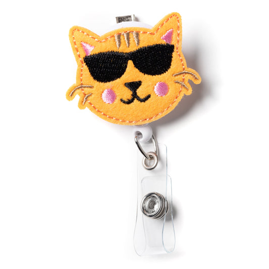Cat 360-Degree Rotating Retractable Reel Clip Badge Holder
