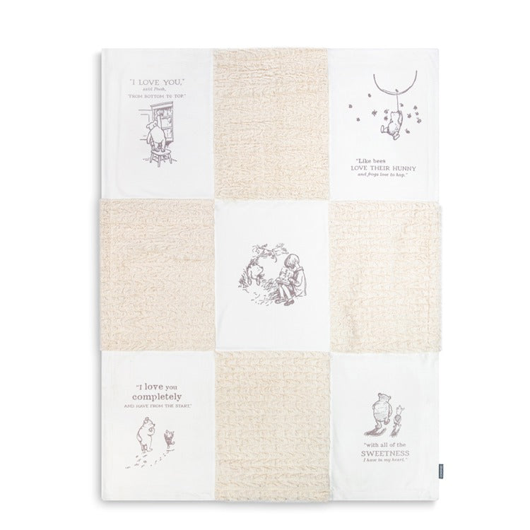 Winnie-the-Pooh All Of The Sweetness Neutral Blanket 30" x 40"