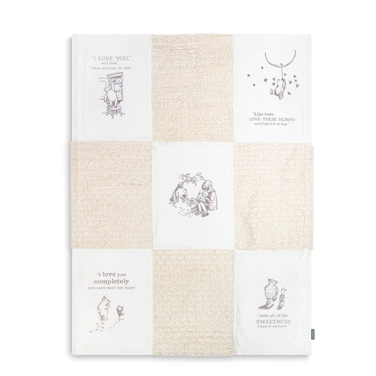Winnie-the-Pooh All Of The Sweetness Neutral Blanket 30" x 40"