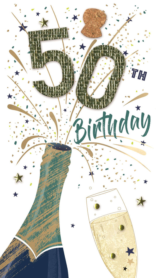 50th - Champagne Bottle - Champagne - Second Nature