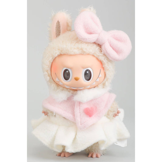 FURRY VEST AND SKIRT LABUBU OUTFIT WITH BOW