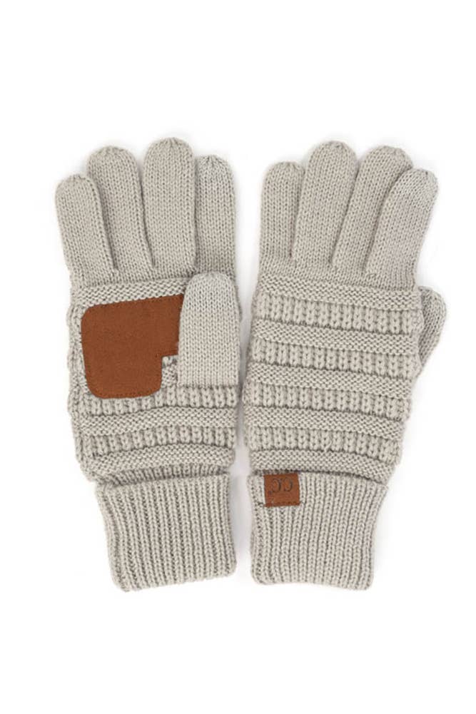C.C Knitted Touch Screen Compatible Gloves