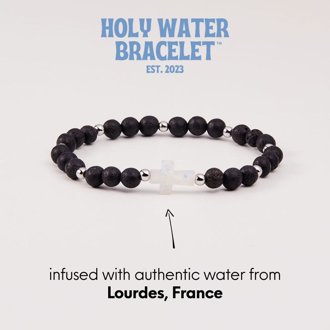 HOLY WATER MEN'S LAVA ROCK BRACELET