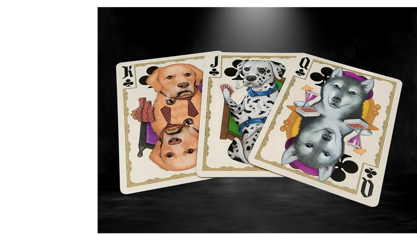 Bicycle Poker Dogs V2 Playing Cards