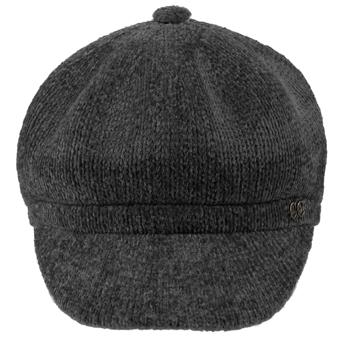 C.C Solid Knitted Newsboy Cap Winter Hat