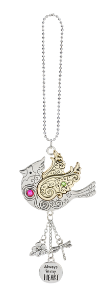 Car Charm - Cardinal