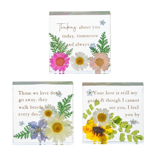 Always in My Heart Real Flower Blocks