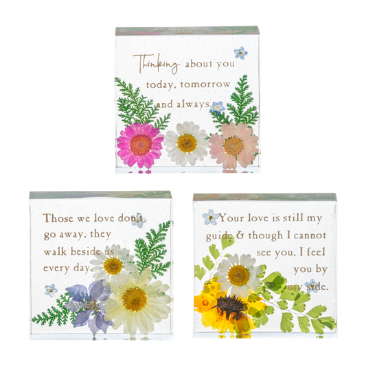 Always in My Heart Real Flower Blocks