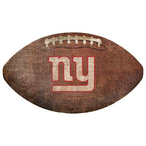 New York Giants 12" Football Shaped Sign