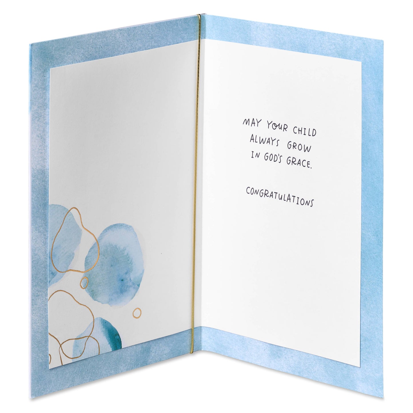 A Baptism Means a Lifetime of Blessings Card