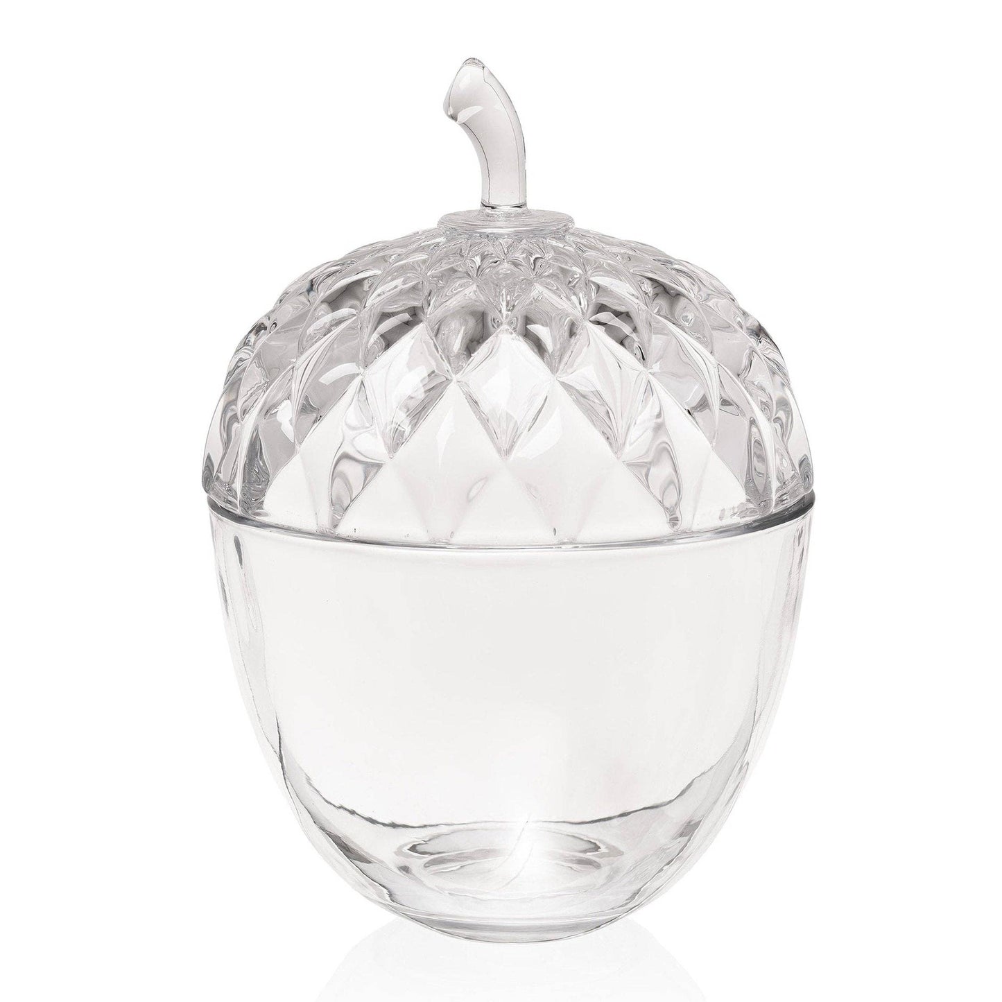 Harvest Acorn Crystal Covered Jar - Thanksgiving - Fall