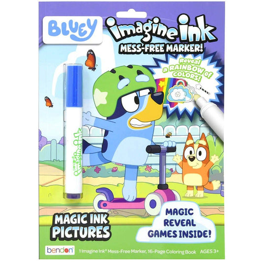 Bluey Imagine Ink Coloring Book