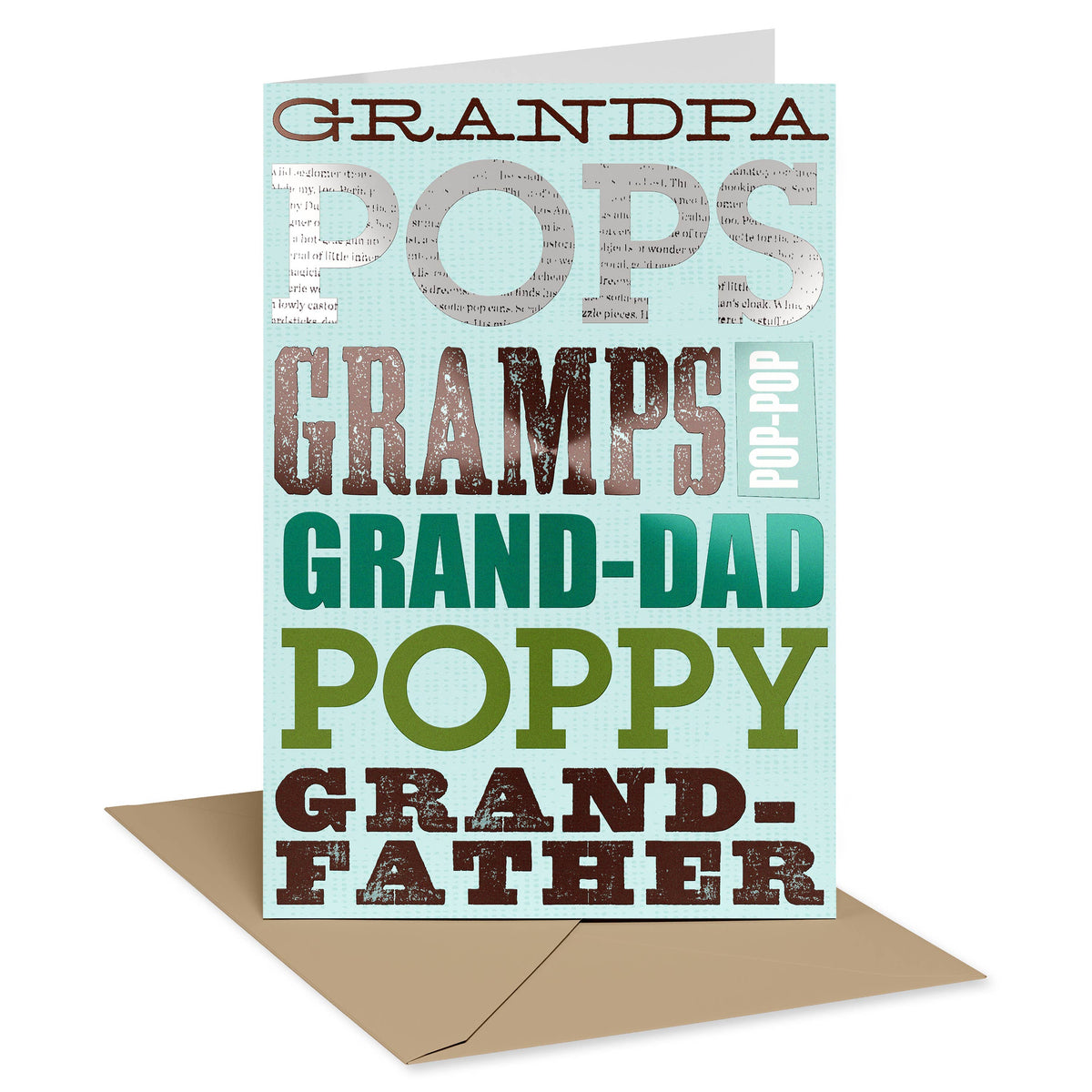 Recycled Paper Birthday Grandpa Card |AGRP| 7260442