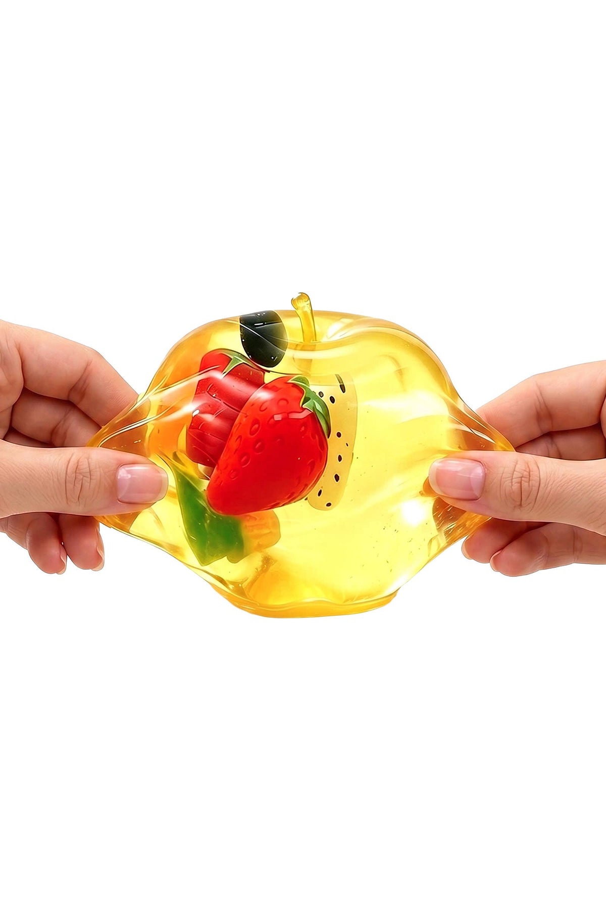 3 Inch Coconut Oil Jelly Apple Fruit Zero Rebound Squishy